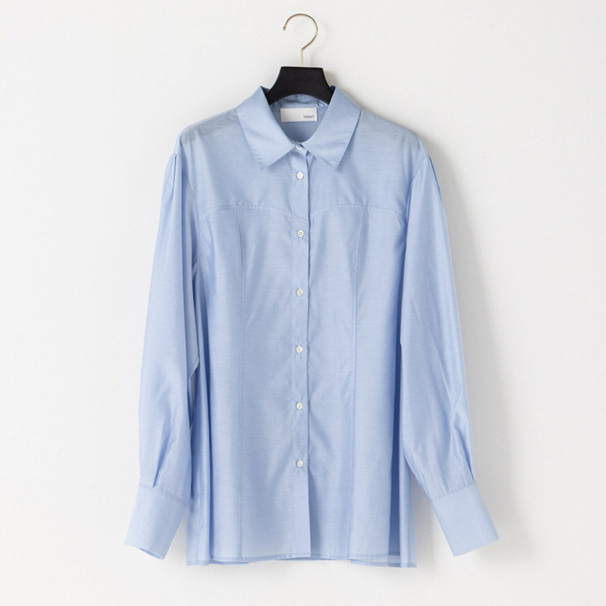 【予約販売】Mewl SHEER CURVY SHIRT M264-18167