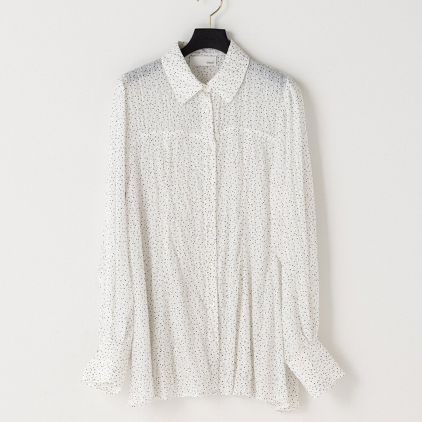 【予約販売】Mewl DOT SHEER SHIRT M264-18175