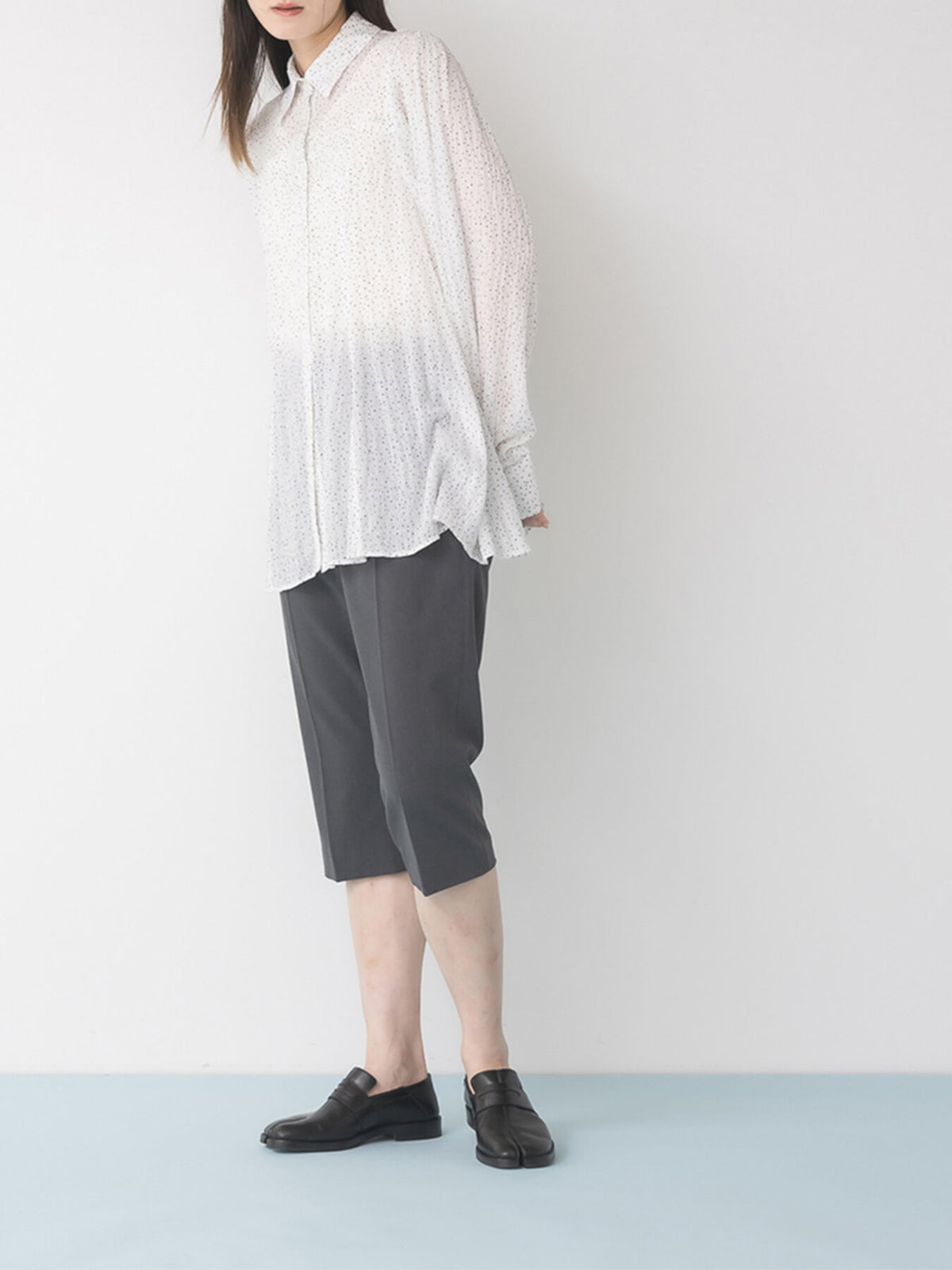 【予約販売】Mewl DOT SHEER SHIRT M264-18175