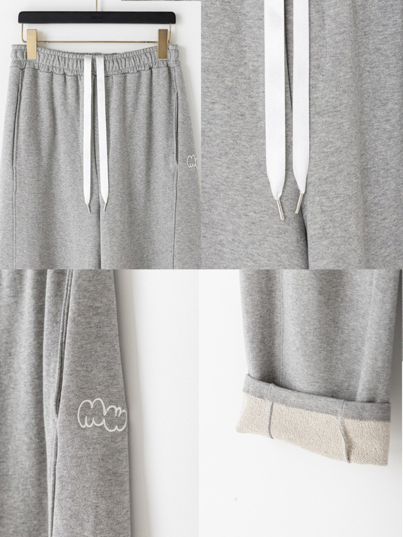 【予約販売】Mewl CURVY SWEAT PANTS M264-38193