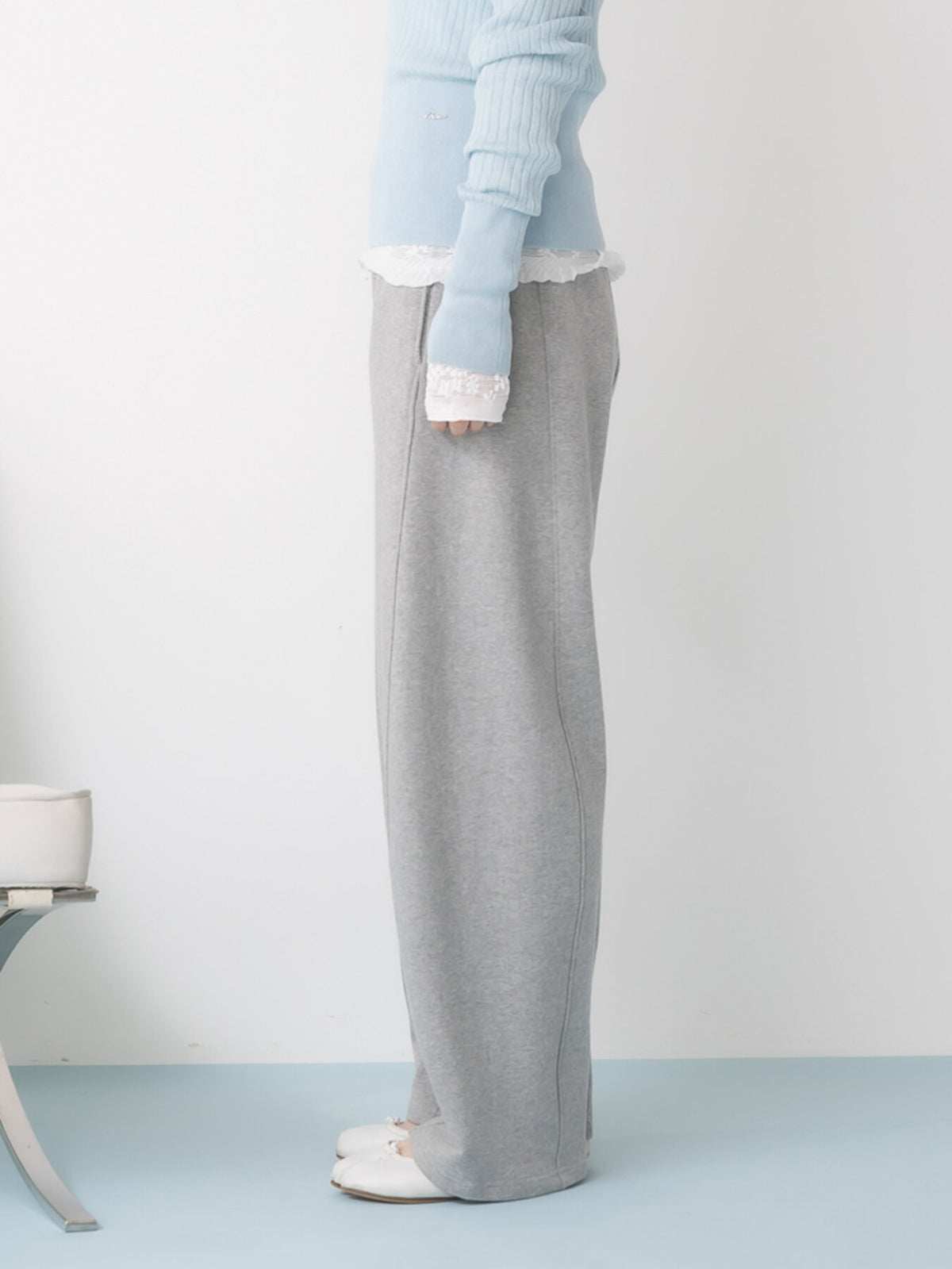 【予約販売】Mewl CURVY SWEAT PANTS M264-38193