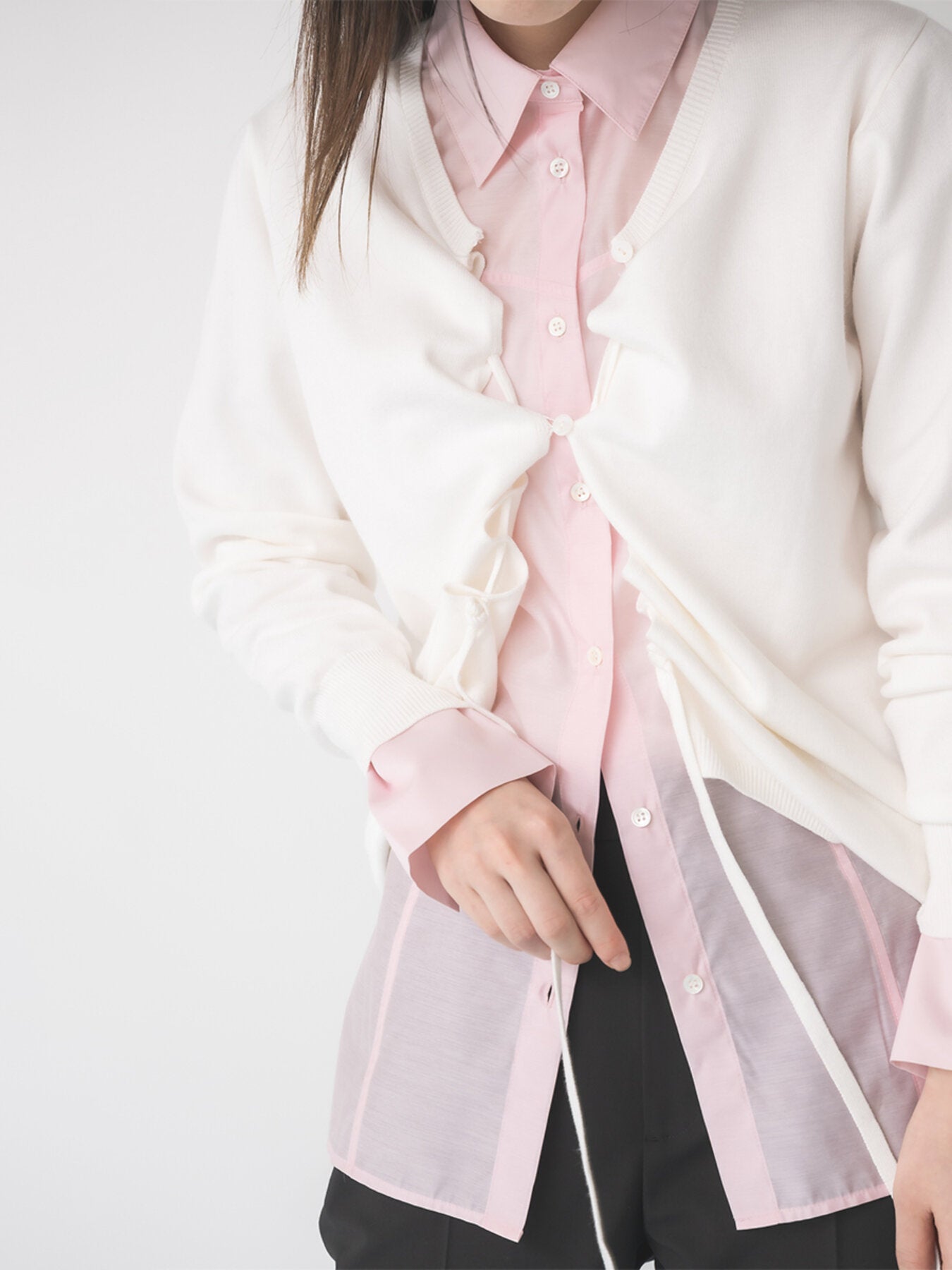 【予約販売】Mewl DRAWSTRING CARDIGAN M264-98184