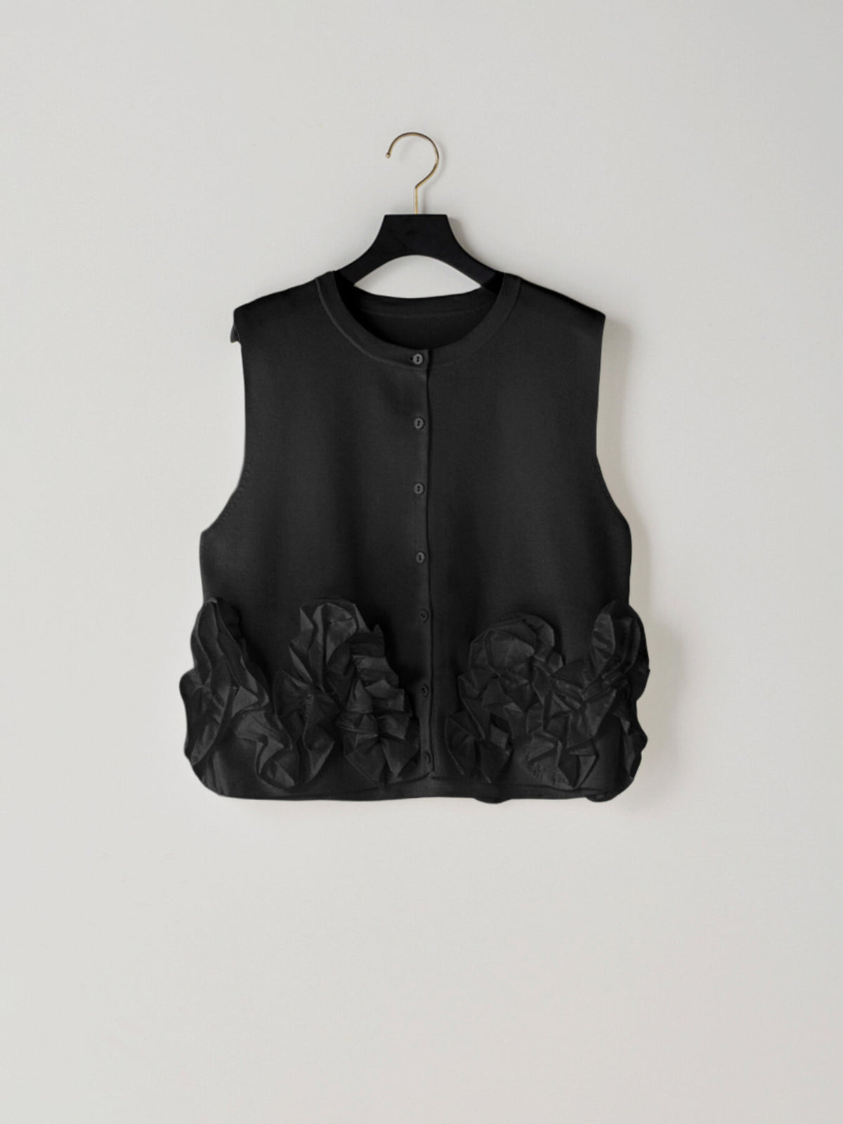 【予約販売】Mewl PEPLUM KNIT VEST M264-98185