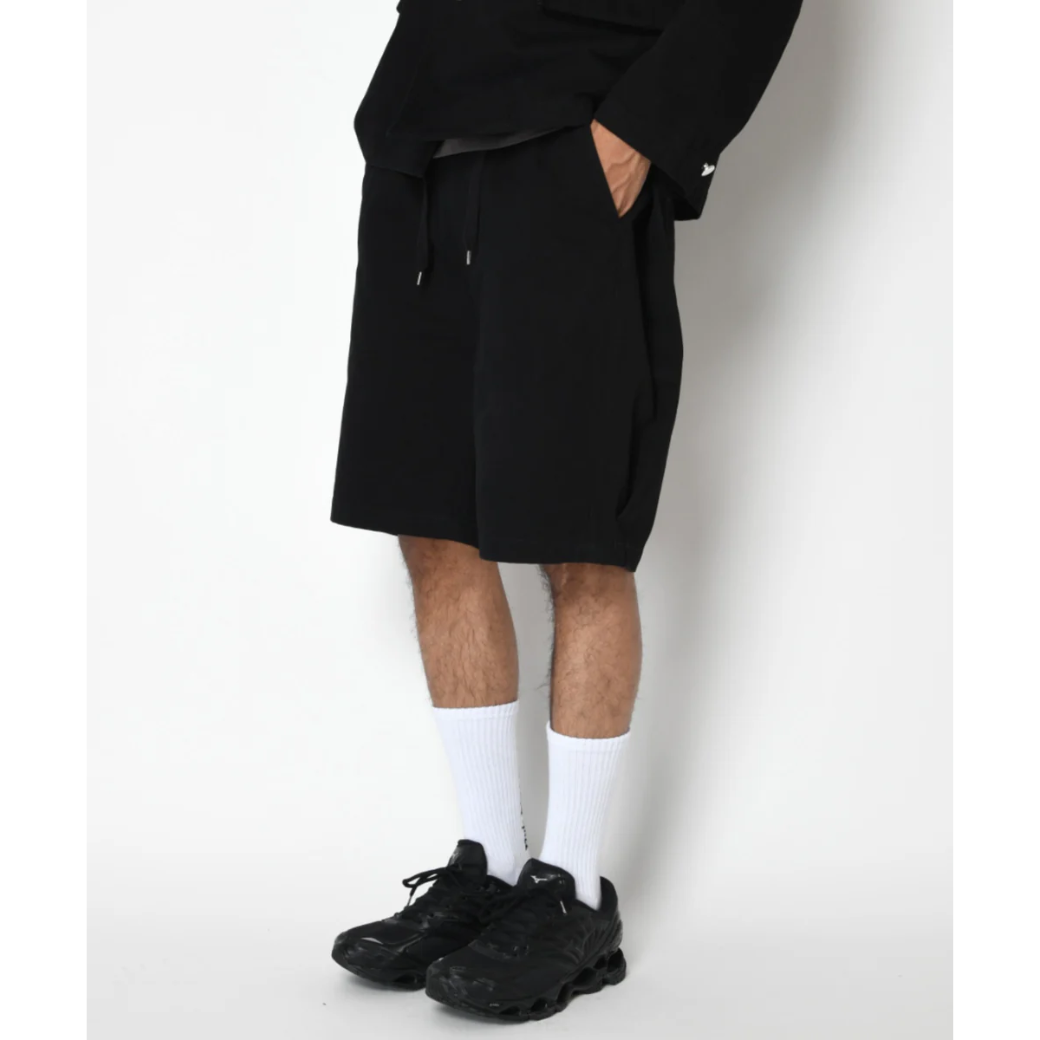 SUPERTHANKS Pigment dyed Twill side-tuck shorts PT-03
