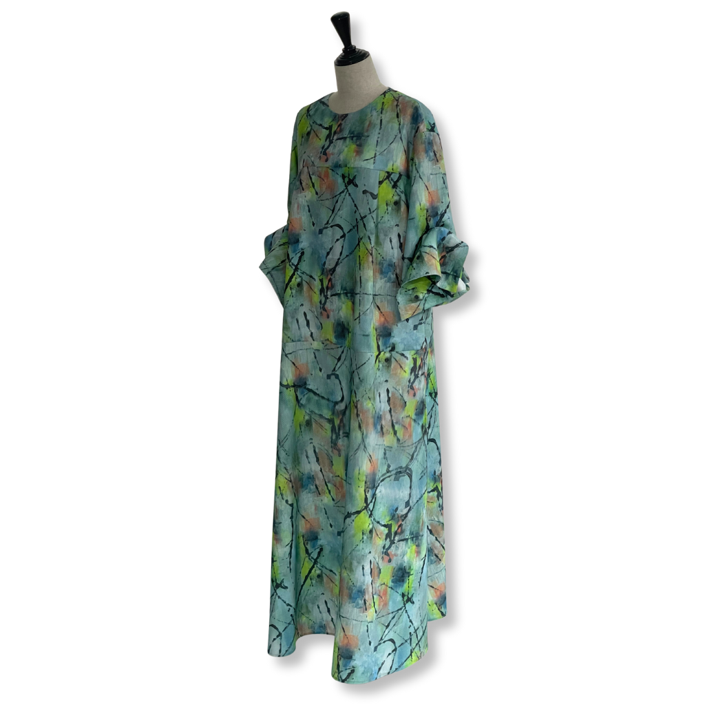 RUMCHE "Hidamari" Paint Dress R25A10302