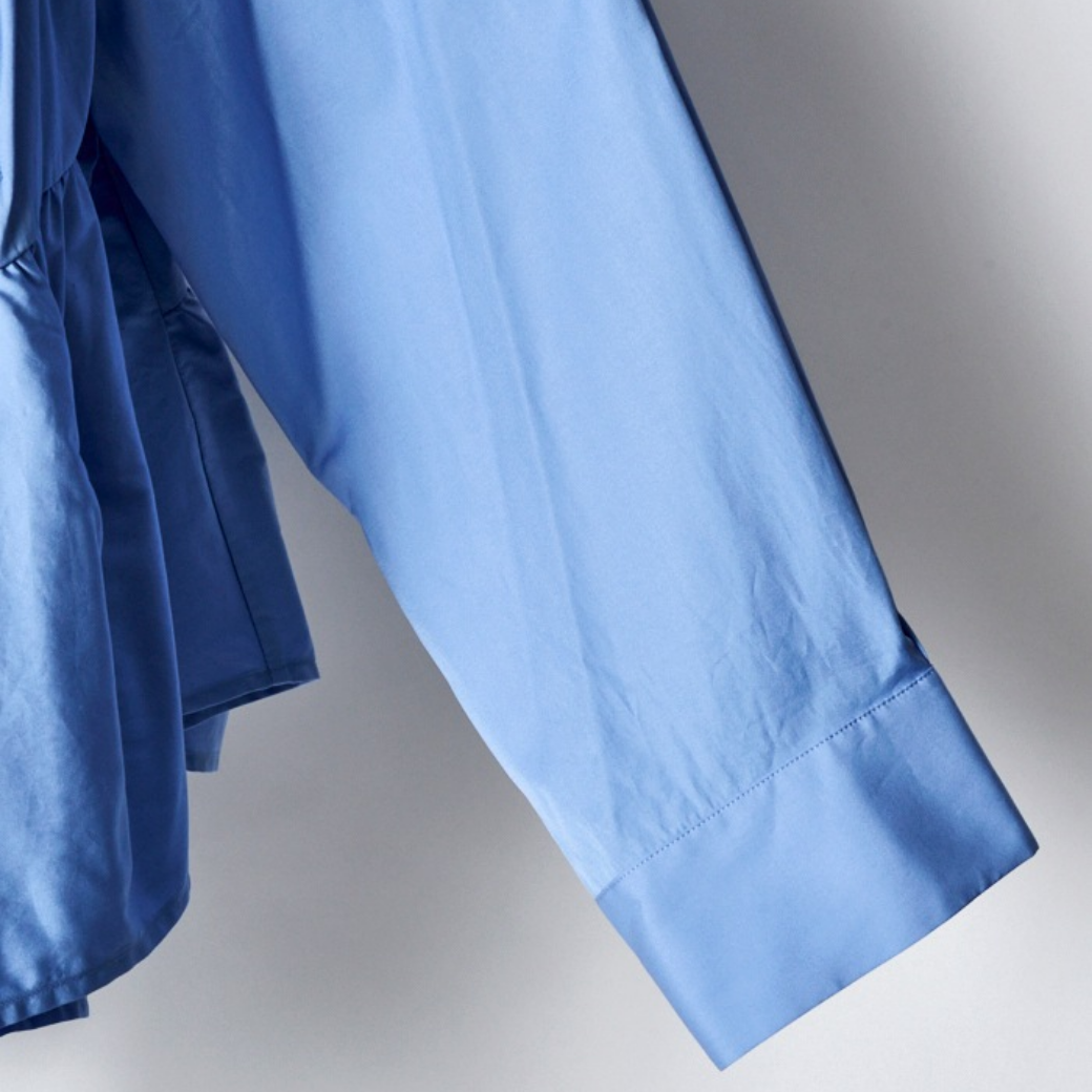 RUMCHE Typewriter Gatherd Blouse R25A10603