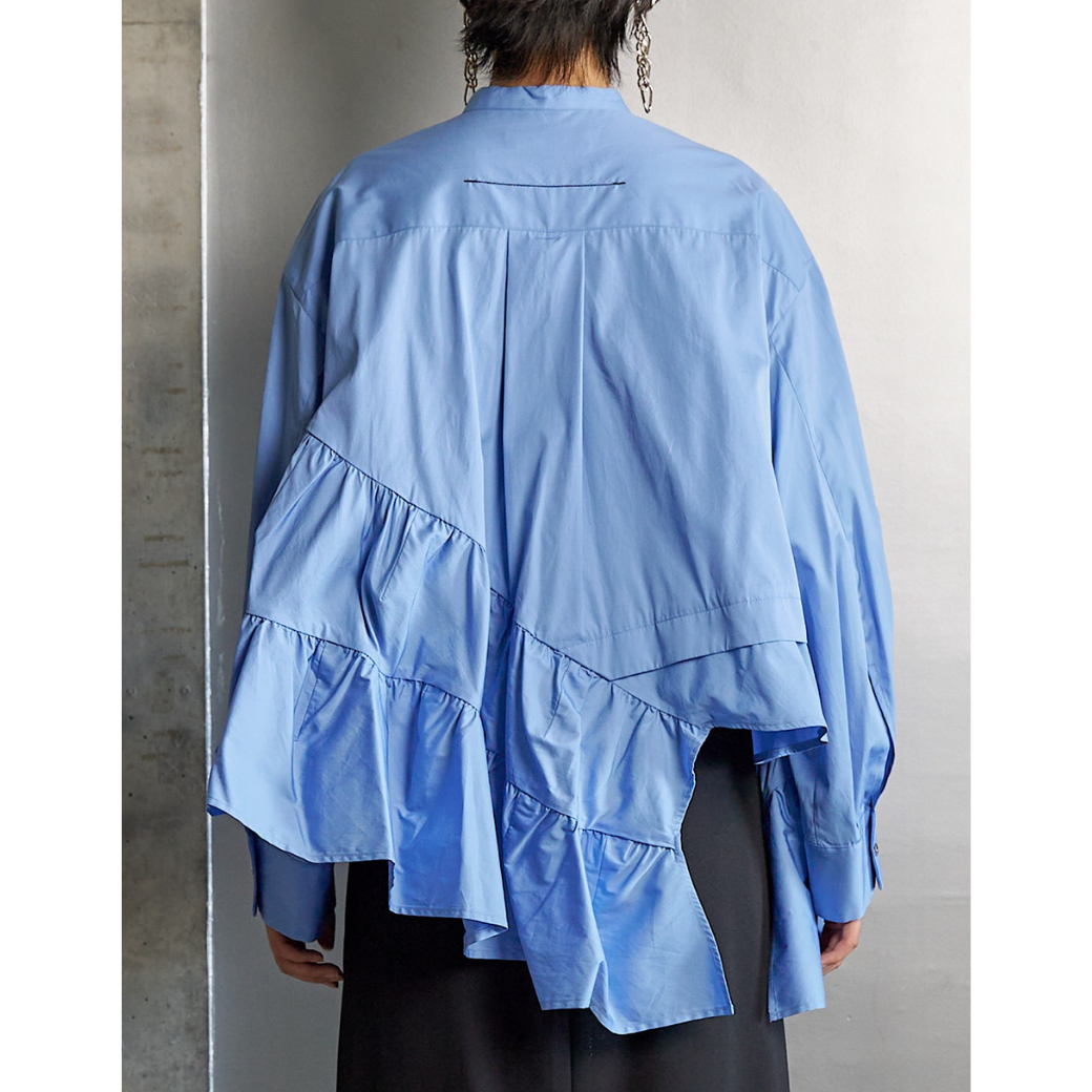 RUMCHE Typewriter Gatherd Blouse R25A10603