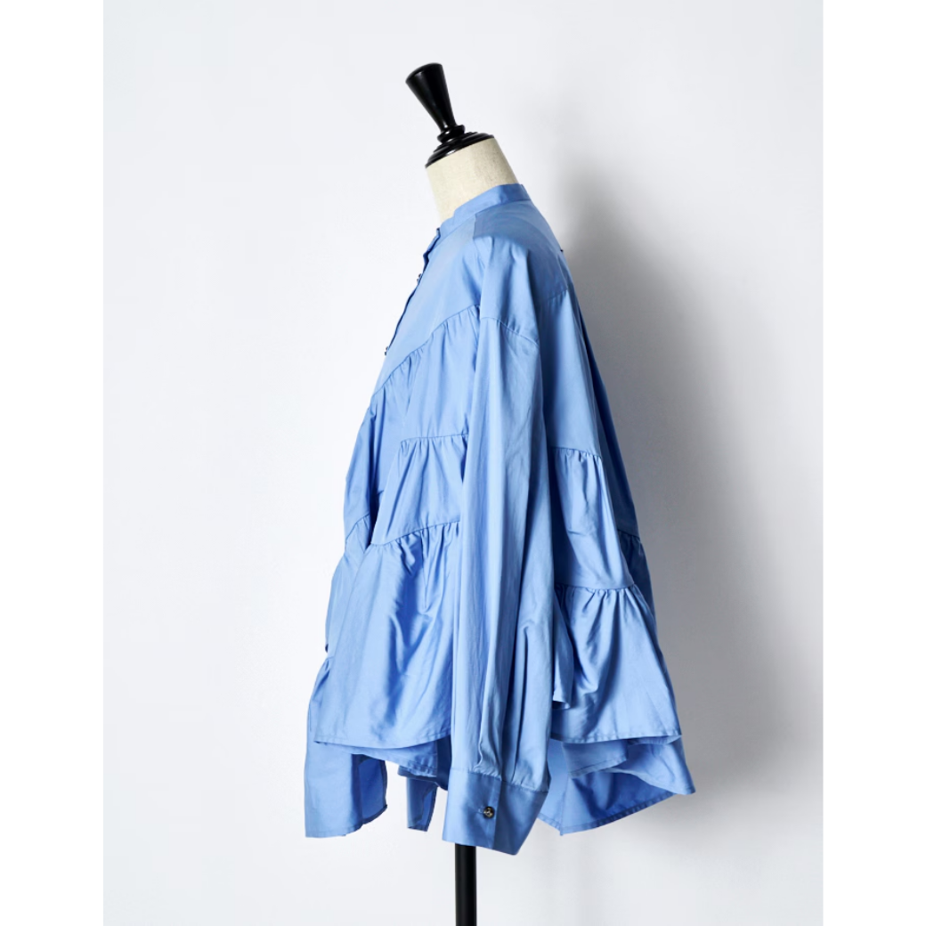 RUMCHE Typewriter Gatherd Blouse R25A10603