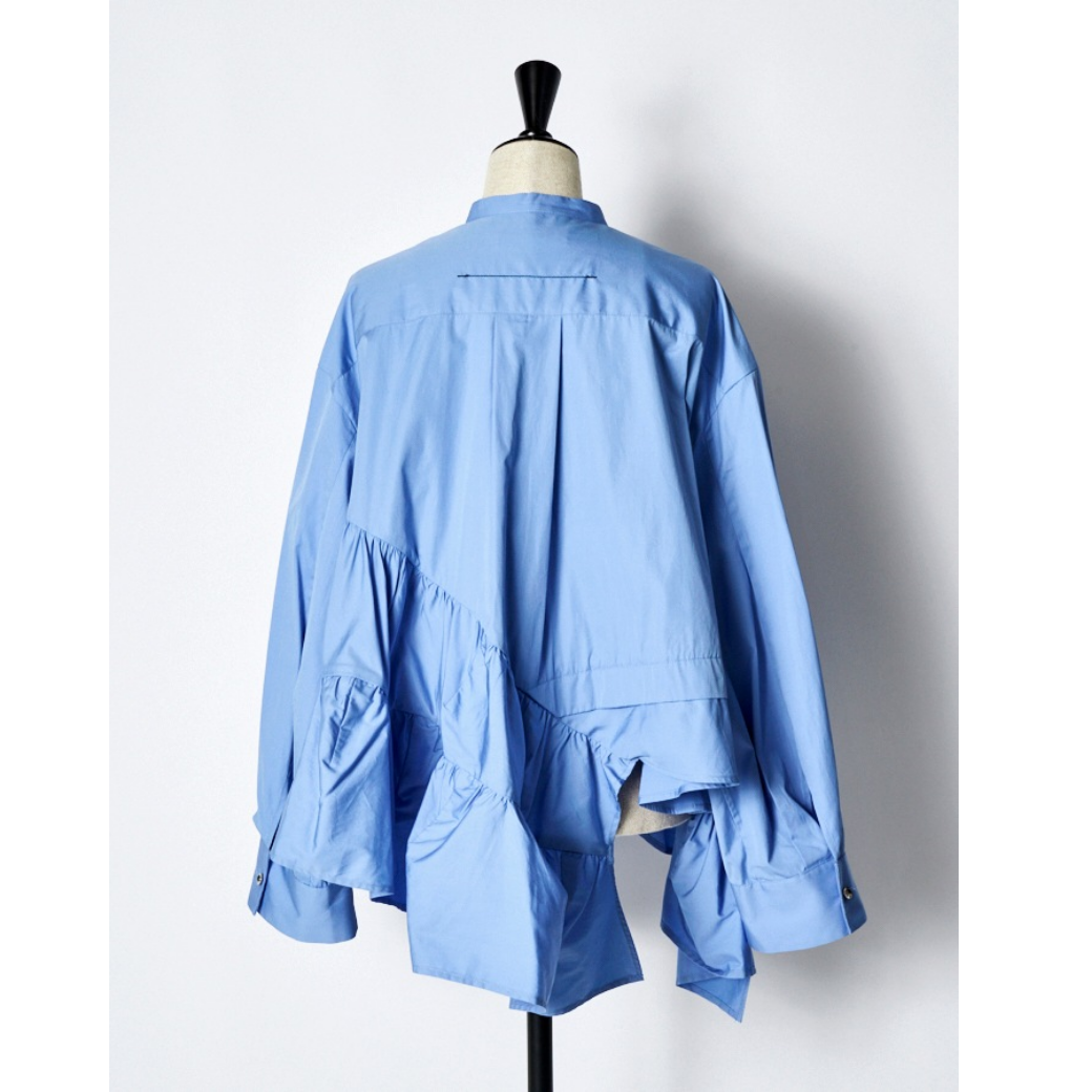 RUMCHE Typewriter Gatherd Blouse R25A10603