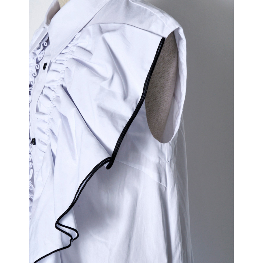 RUMCHE R24S10307 Ruffle Dress〔40%OFF〕
