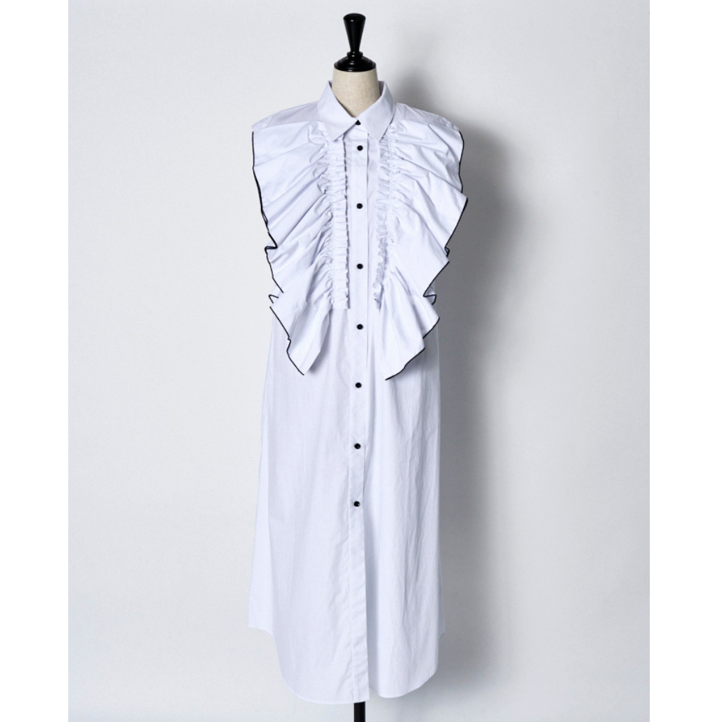 RUMCHE R24S10307 Ruffle Dress〔40%OFF〕