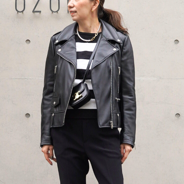 梨花 MAISON DE REEFUR ダブルライダースジャケット36 MAISON DE 梨花 MAISON DE REEFUR ダブルライダースジャケット36 MAISON DE