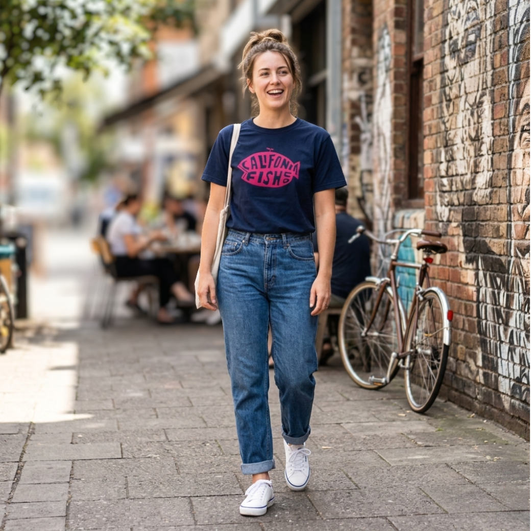 SPRAWLS California fish Tee SSL-567