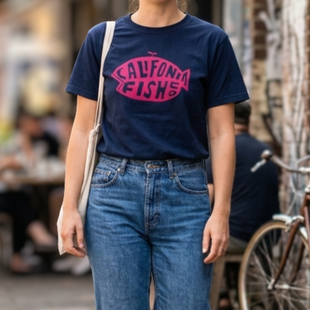 SPRAWLS California fish Tee SSL-567