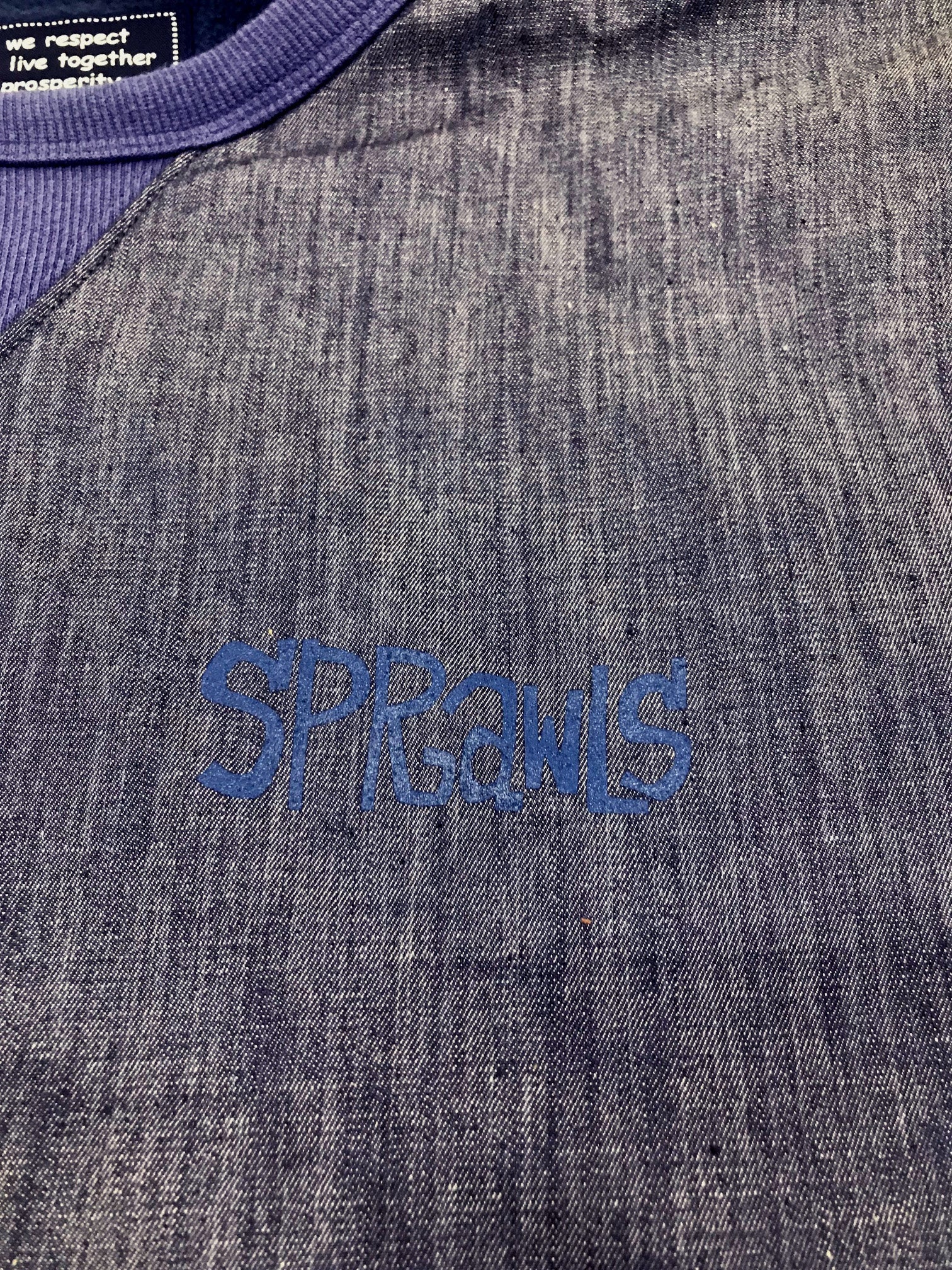 SPRAWLS インナーフリース クルーネック STD-041