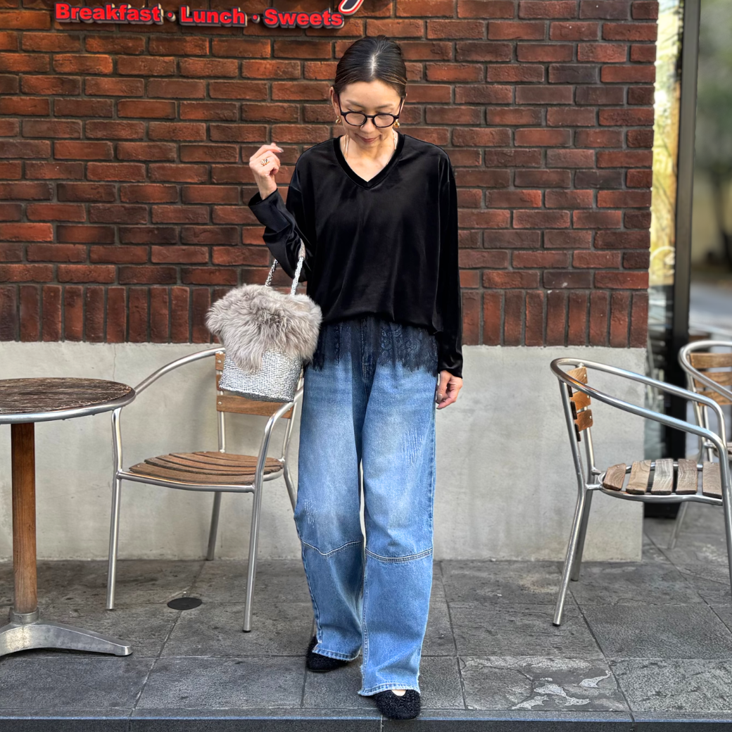 Muel Chic Seline velor tops