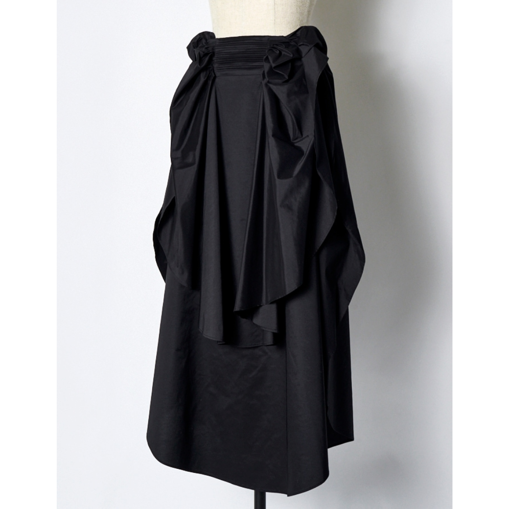 RUMCHE R25S10404 Sun & Moon Ruffle Skirt