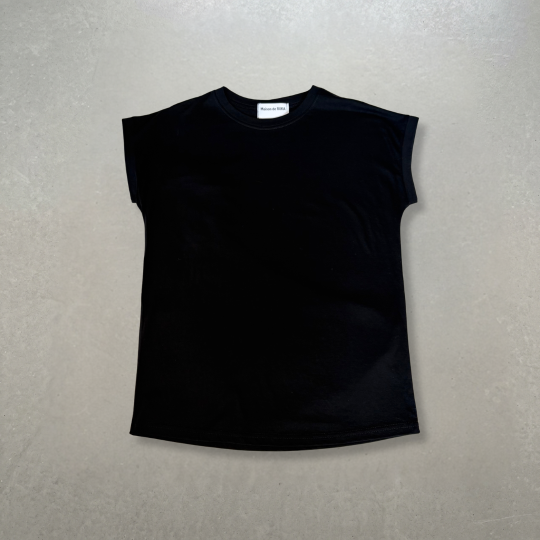 フレンチスリーブ ベーシックTシャツ