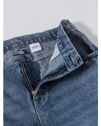 YENN SIDE PLEATED DENIMPT Y243-31045-3