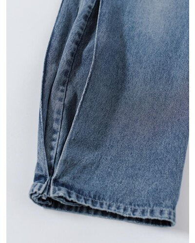 YENN SIDE PLEATED DENIMPT Y243-31045-3