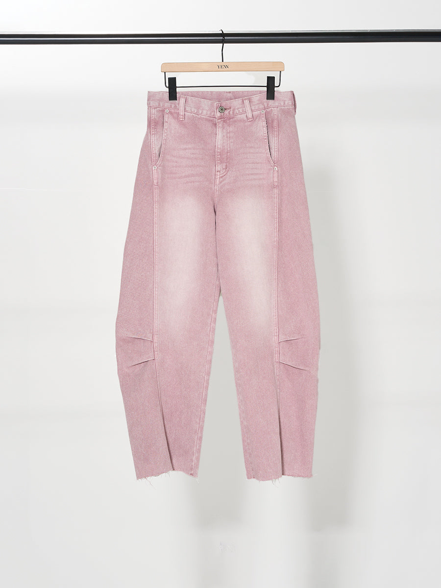 YENNKNEE TUCK DENIM PT Y252-31054-2