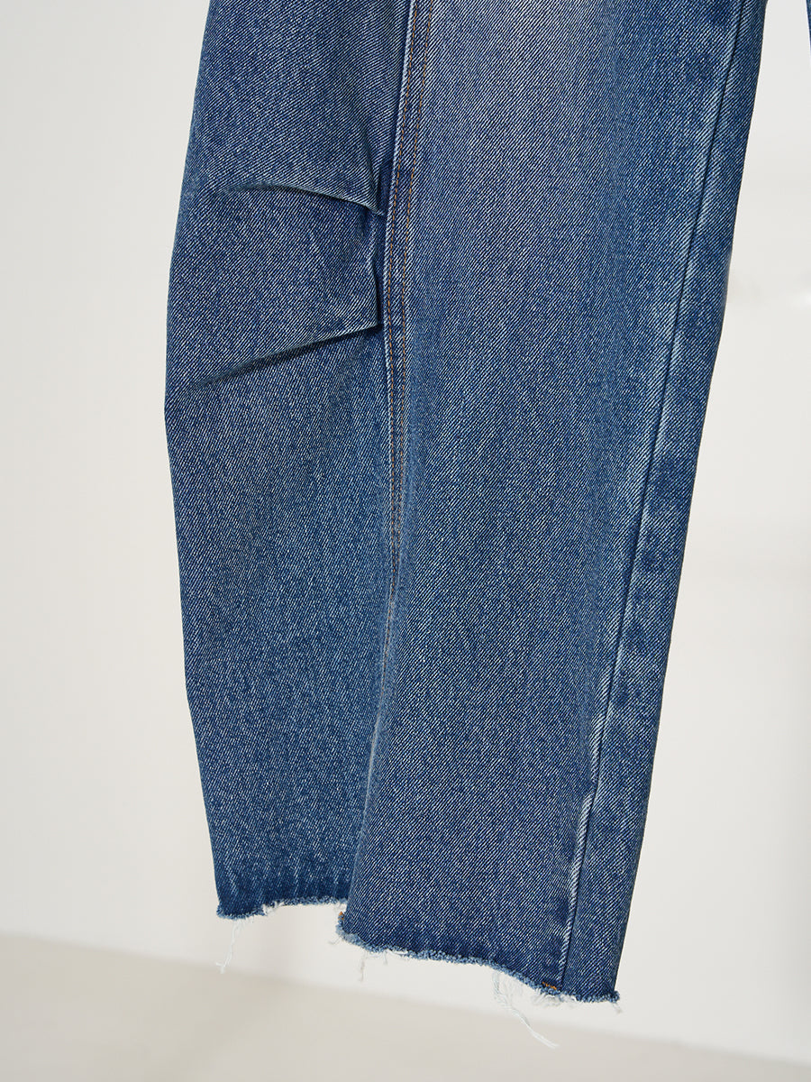 YENN KNEE TUCK DENIM PT Y252-31054