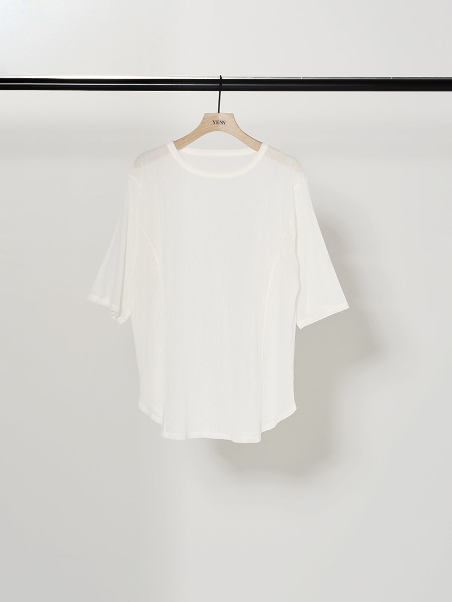 YENN COTTON TULLE TEE Y252-82038