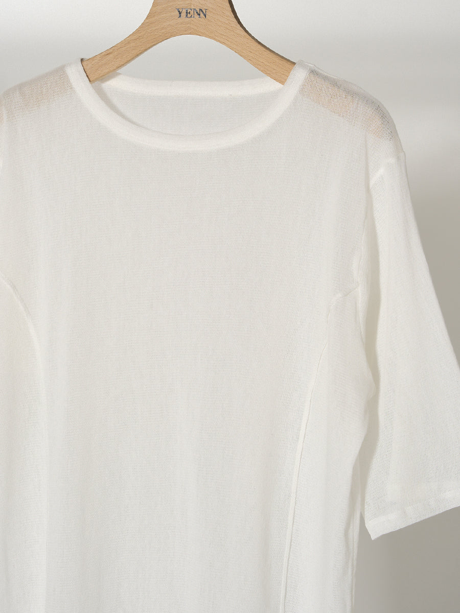 YENN COTTON TULLE TEE Y252-82038