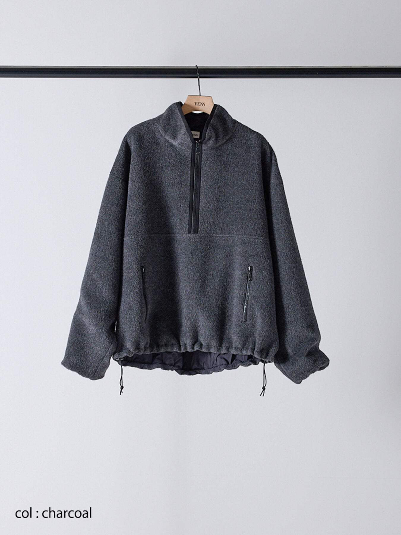 【予約販売】YENN SHAGGY HALF ZIP JK Y254-41126-4