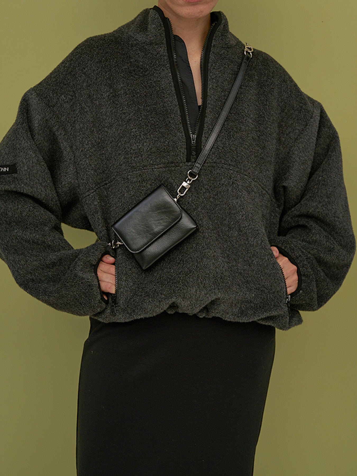 【予約販売】YENN SHAGGY HALF ZIP JK Y254-41126-4