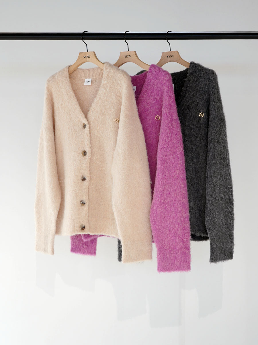 YENN ALPACA MIX CARDIGAN Y254-91122