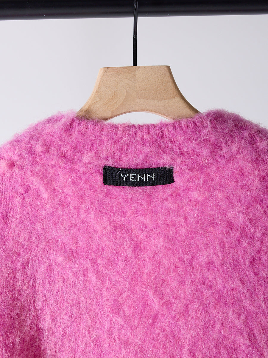 YENN ALPACA MIX CARDIGAN Y254-91122