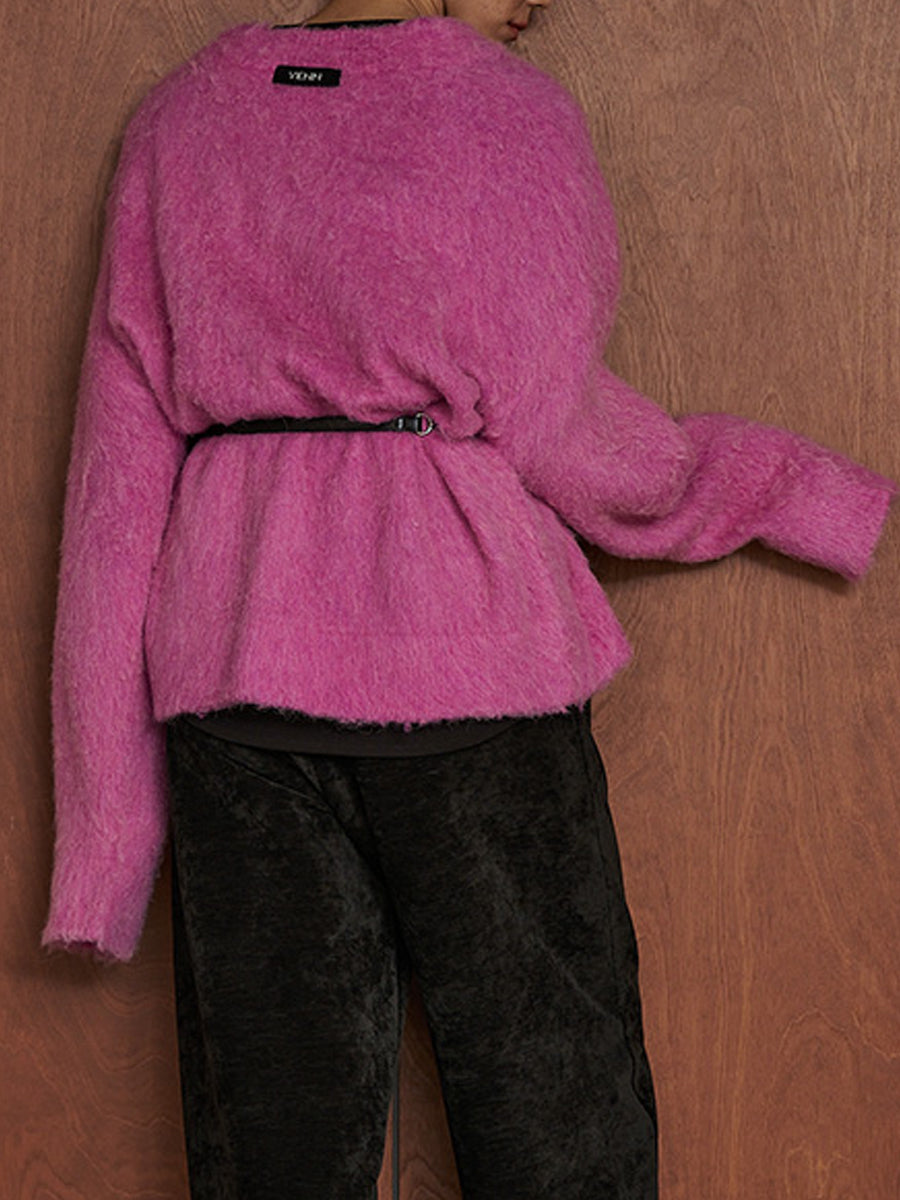 YENN ALPACA MIX CARDIGAN Y254-91122