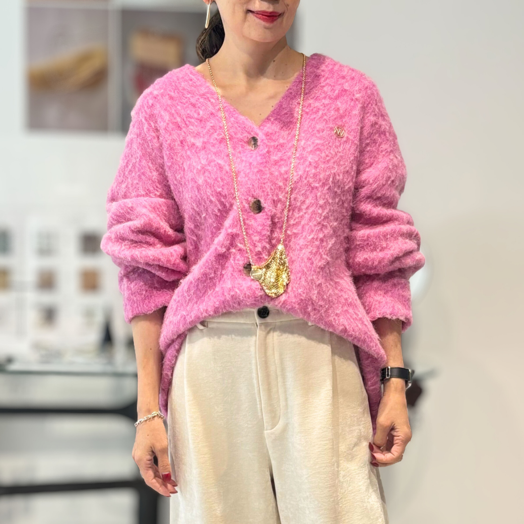YENN ALPACA MIX CARDIGAN Y254-91122