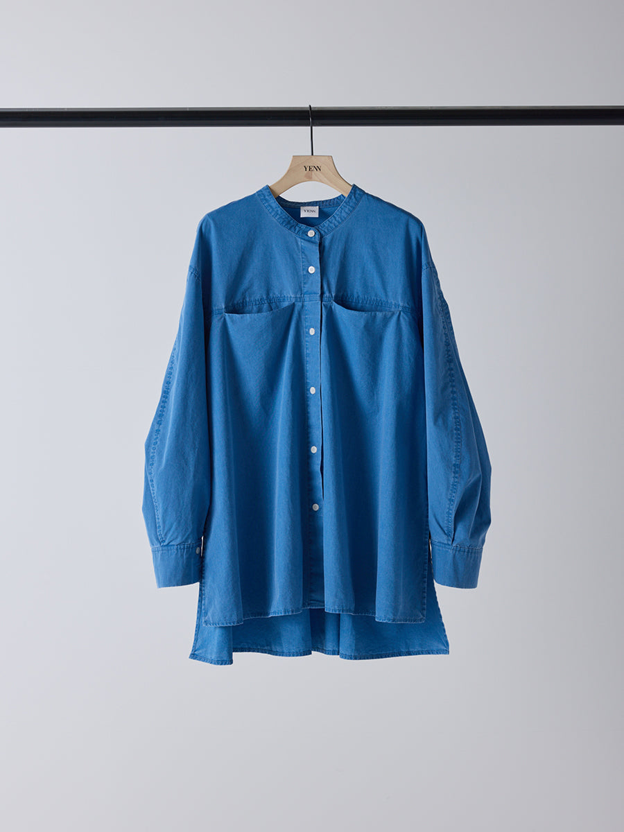 【予約販売】YENN PIGMENT WASHED SHIRT Y261-12007