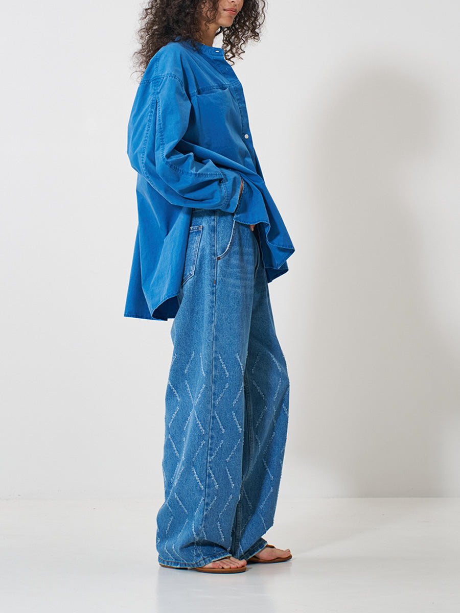【予約販売】YENN PIGMENT WASHED SHIRT Y261-12007