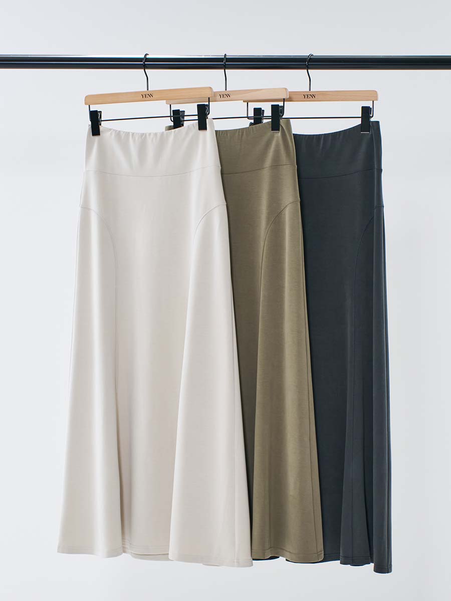 【予約販売】YENN FIBRIL JERSEY SKIRT Y261-21023