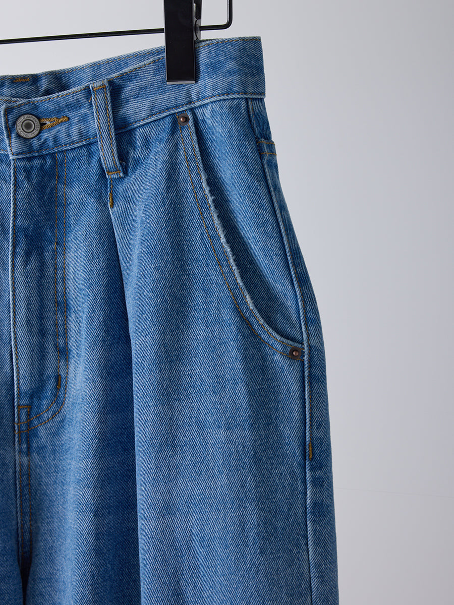 【予約販売】YENN LASER CUT WIDE DENIM Y261-31001