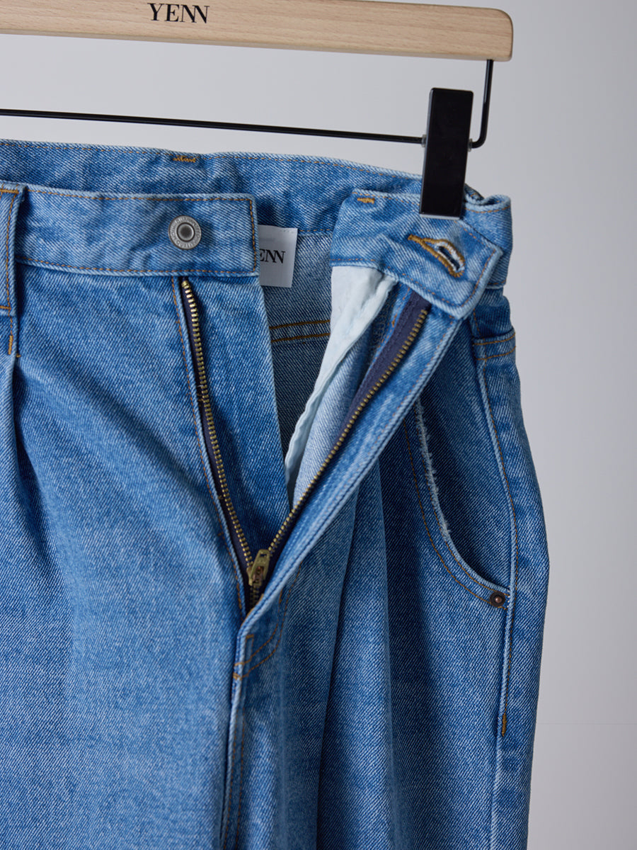【予約販売】YENN LASER CUT WIDE DENIM Y261-31001