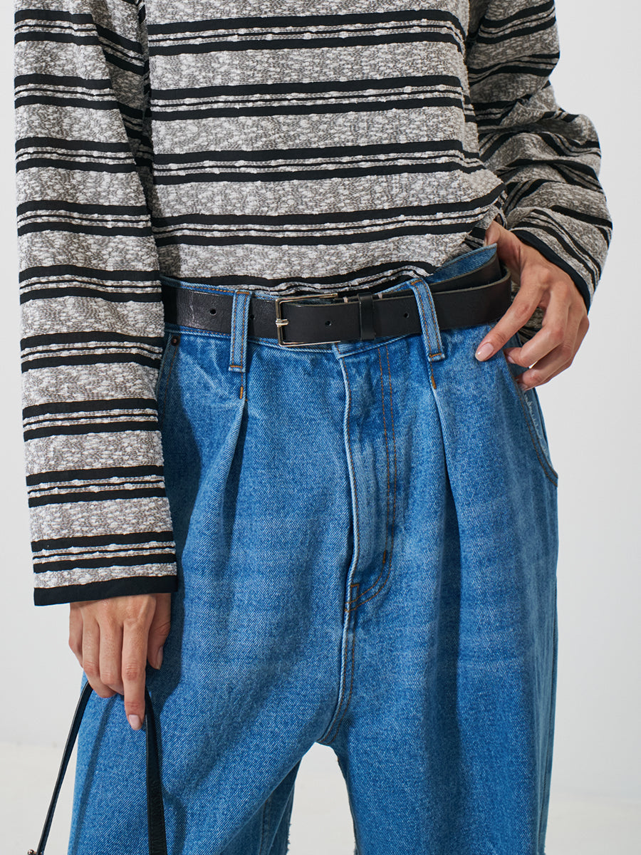 【予約販売】YENN LASER CUT WIDE DENIM Y261-31001