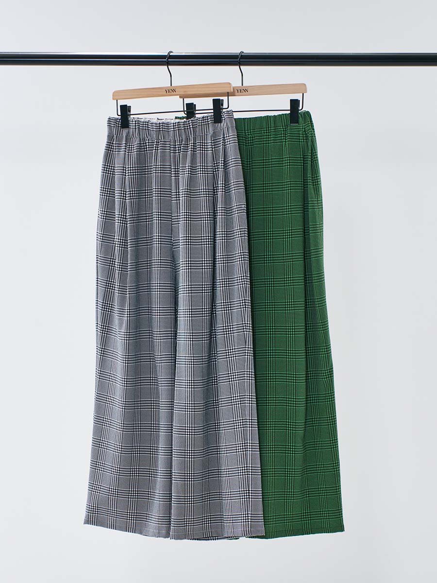 【予約販売】YENN PLAID TUCK EASY PT Y261-31008