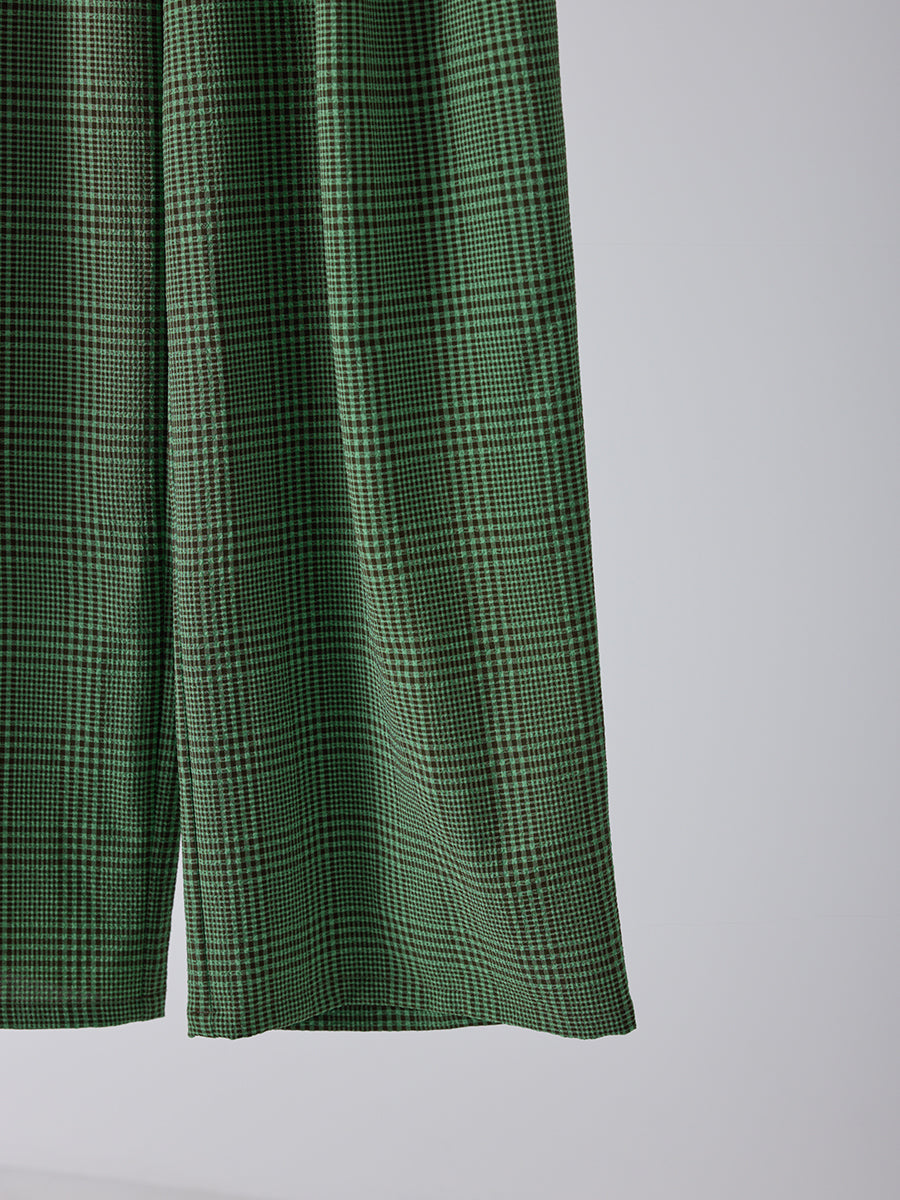 【予約販売】YENN PLAID TUCK EASY PT Y261-31008