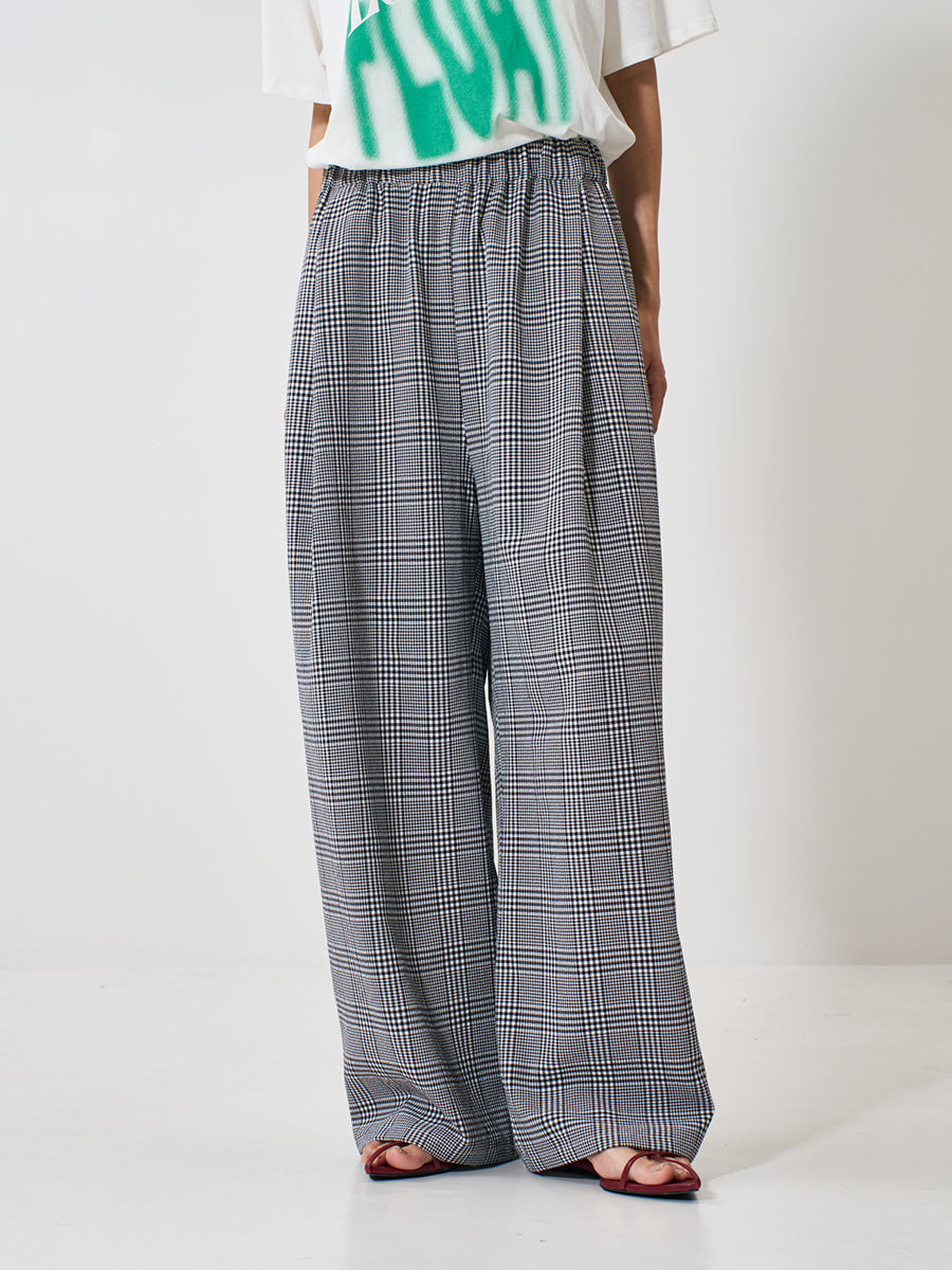 【予約販売】YENN PLAID TUCK EASY PT Y261-31008