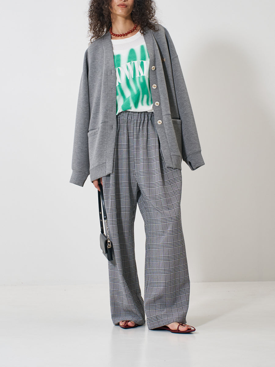 【予約販売】YENN PLAID TUCK EASY PT Y261-31008