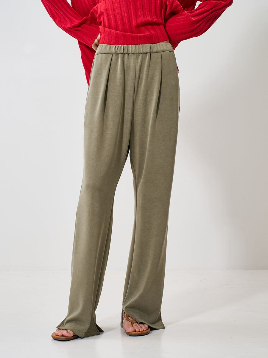 【予約販売】YENN SIDE SLIT SLACKS Y261-32022