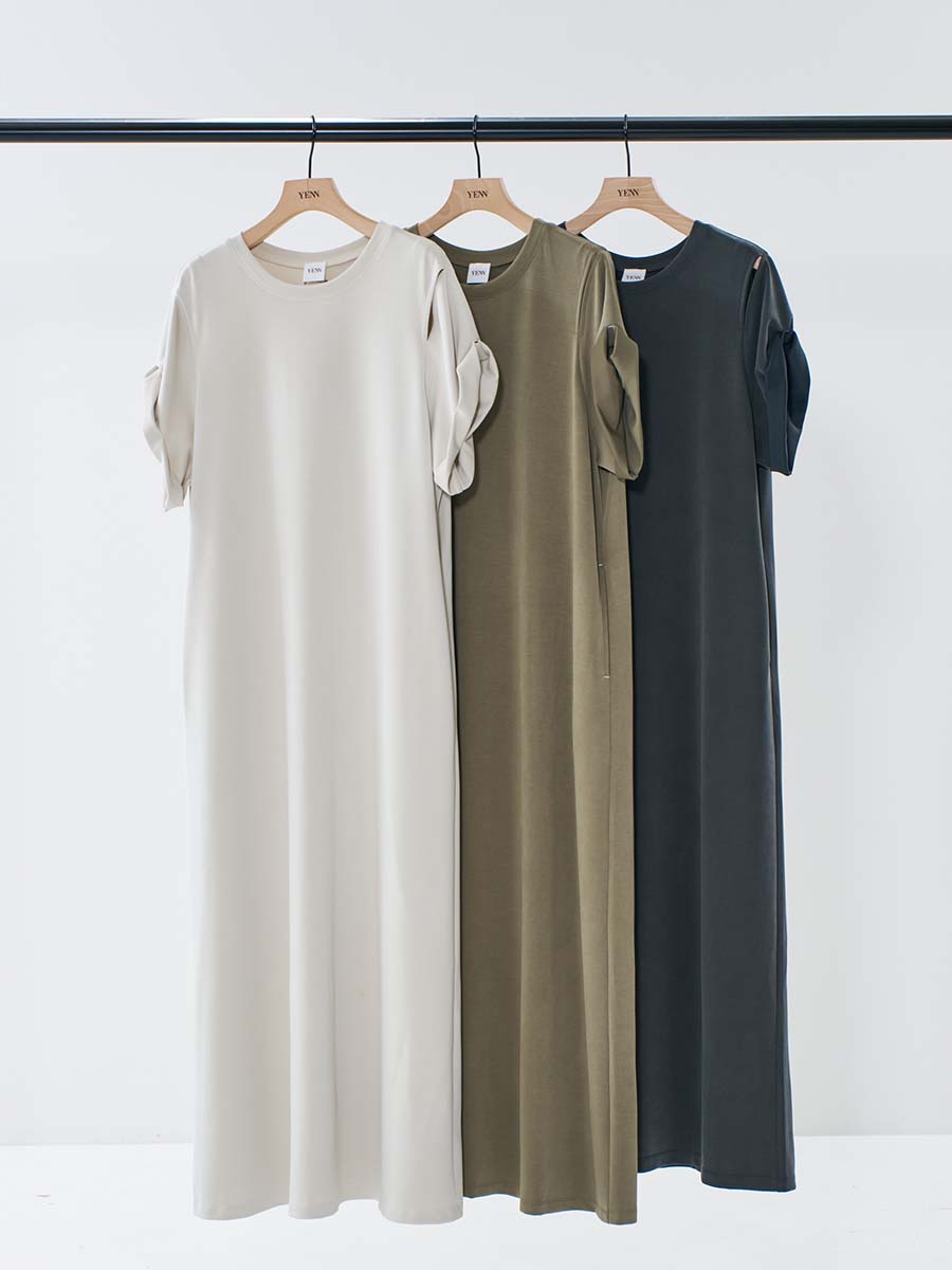 【予約販売】YENN EYELETS TEE DRESS Y261-52021