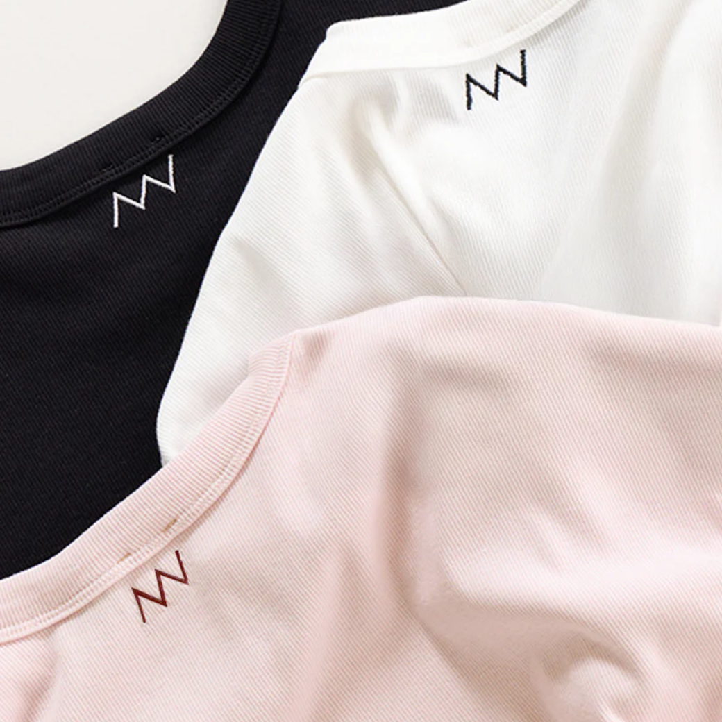 YENN SHORT SLEEVE RIB TEE Y261-81025-2