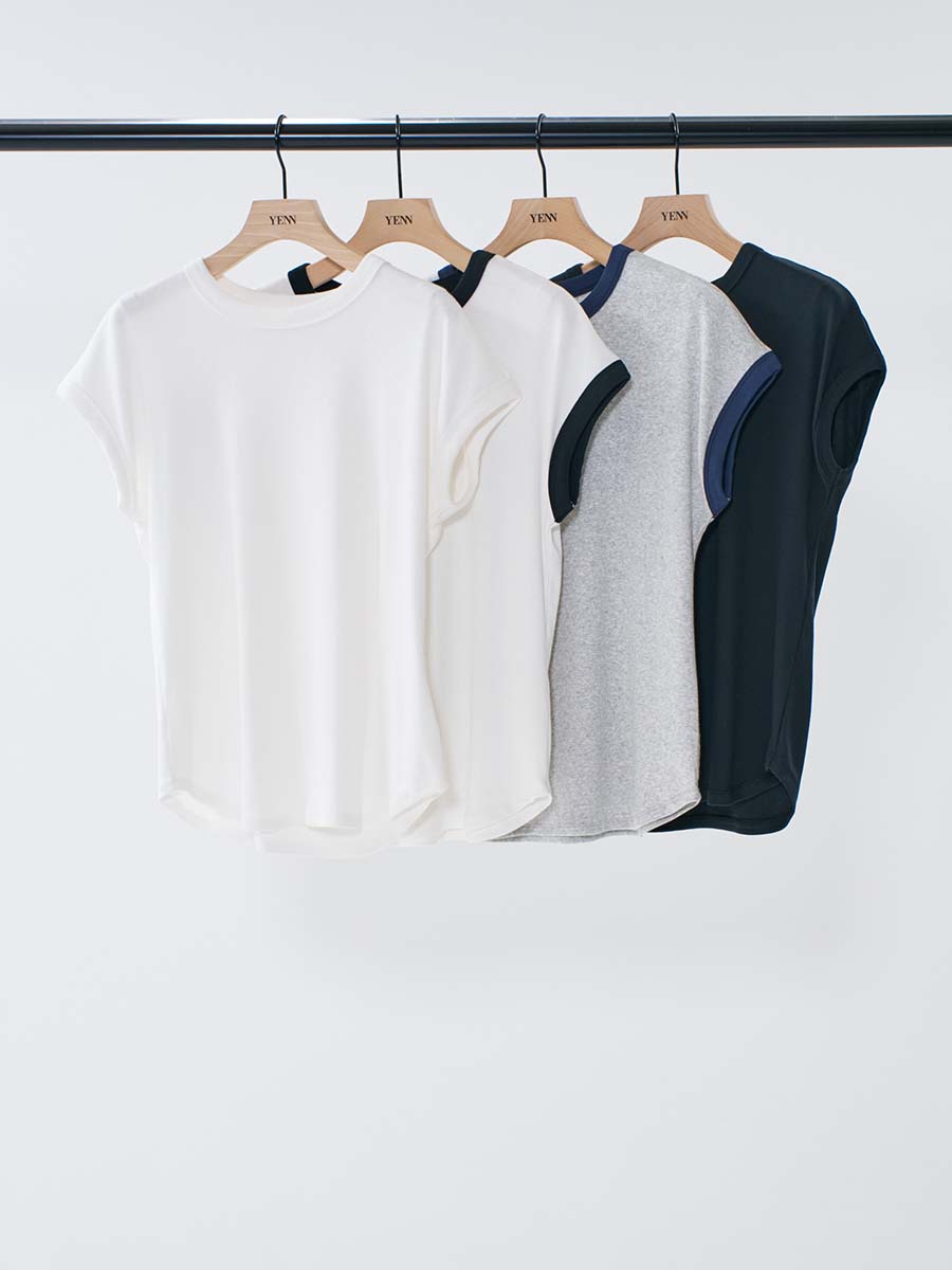 【予約販売】YENN SHORT SLEEVE RIB TEE Y261-81025