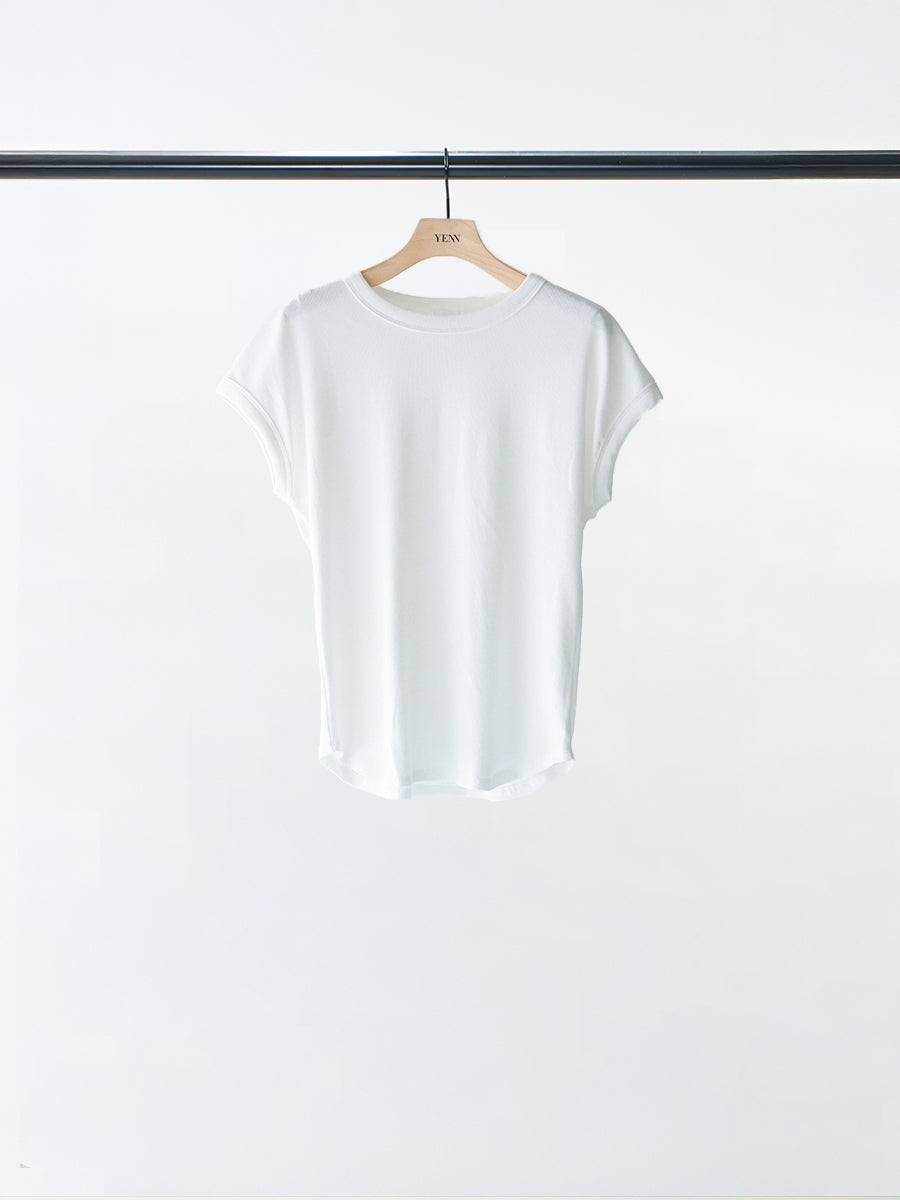 【予約販売】YENN SHORT SLEEVE RIB TEE Y261-81025