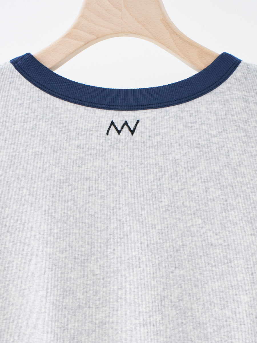 【予約販売】YENN SHORT SLEEVE RIB TEE Y261-81025